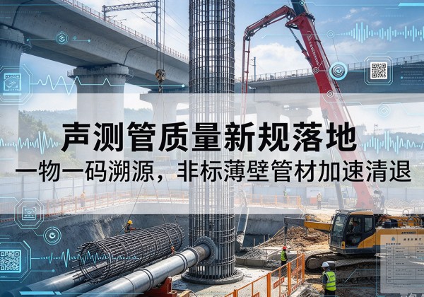 濮阳声测管质量新规落地，一物一码溯源，非标薄壁管材加速清退